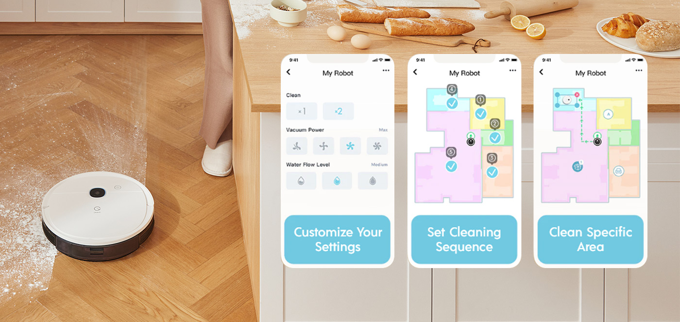 yeedi Vac 2 Pro Robot Vacuum app