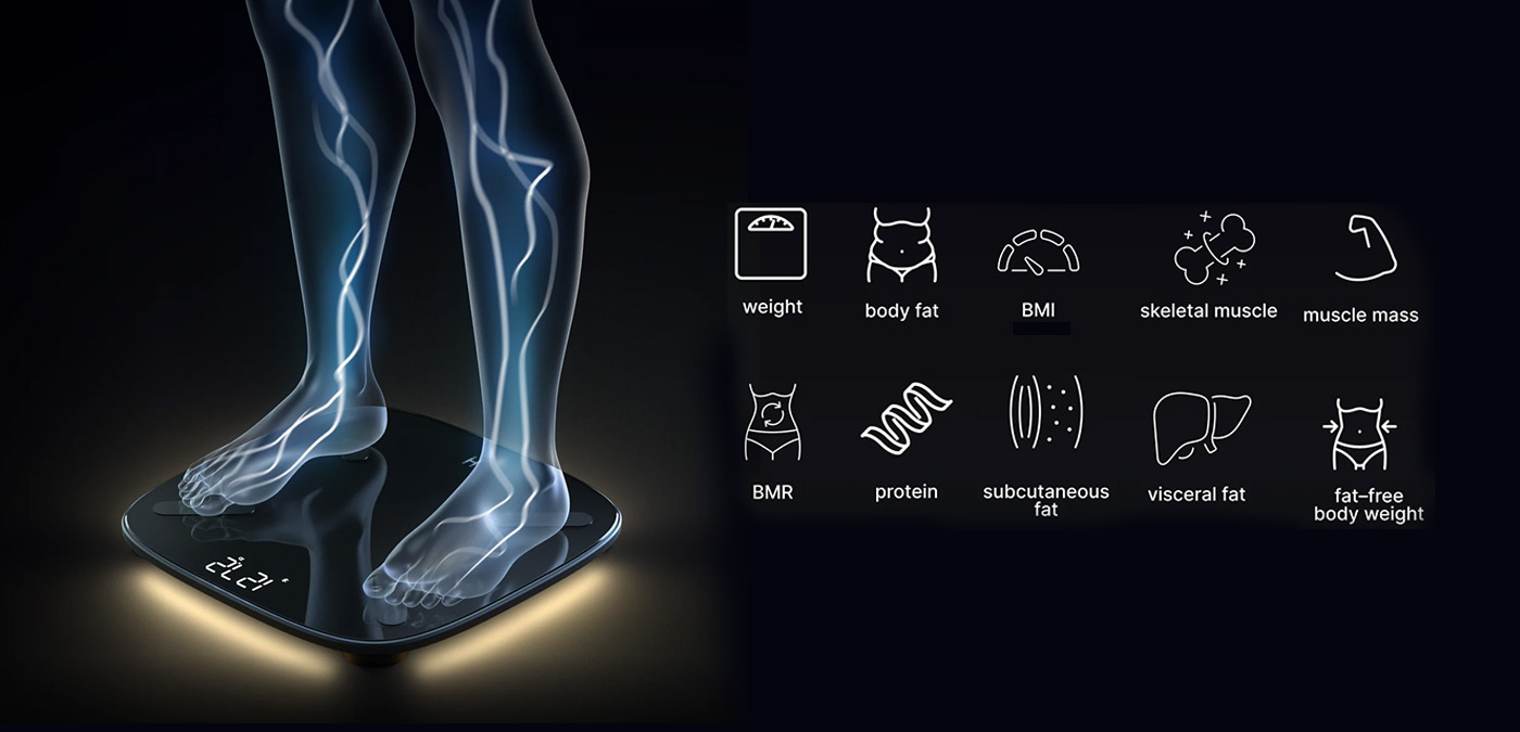Homedics Body Glo Smart Composition Scale