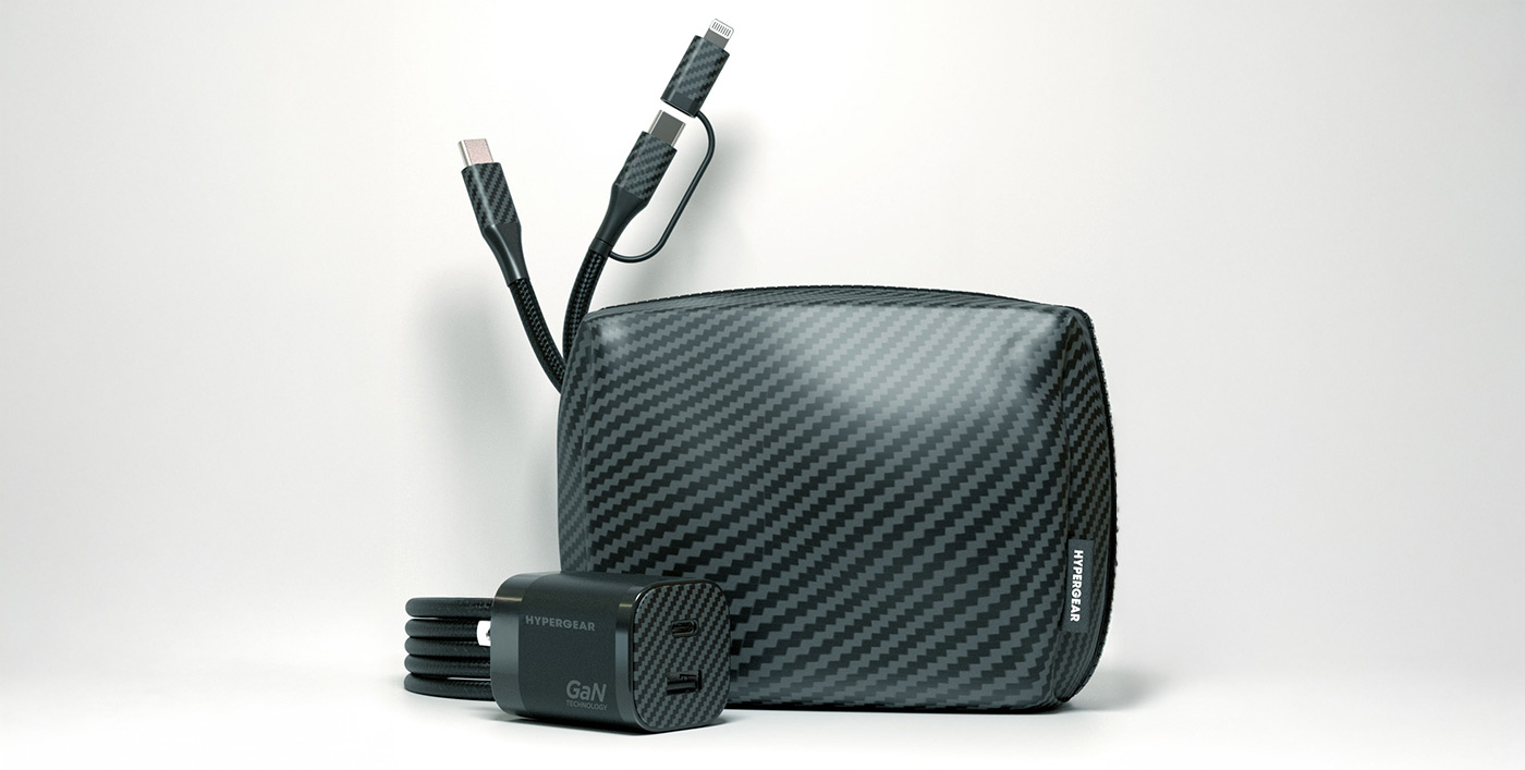 HyperGear 30W USB-C PD Charging Kit with Travel Pouch