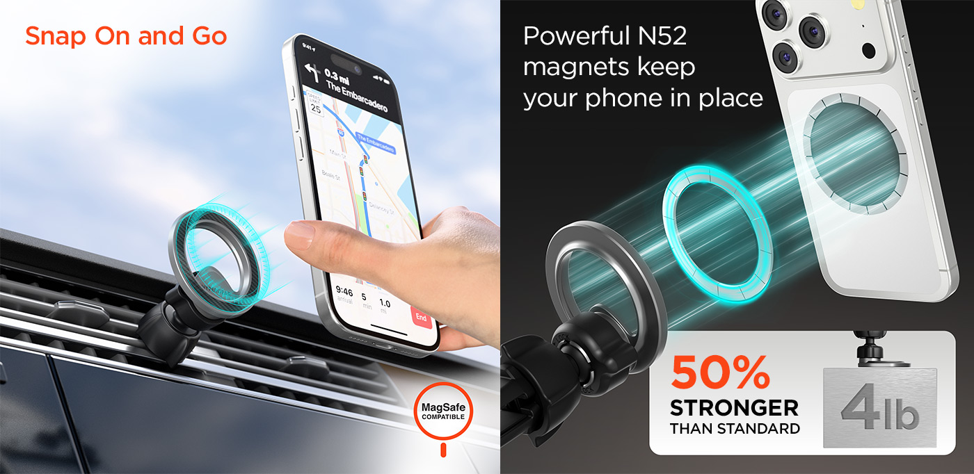 HyperGear Mag Grip Pro Magnetic Phone Mount