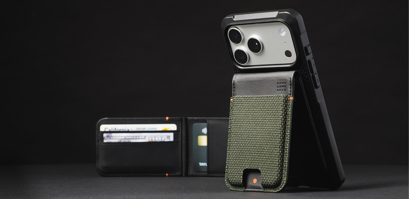 UAG Metropolis Kevlar MagSafe Wallet - Element Green