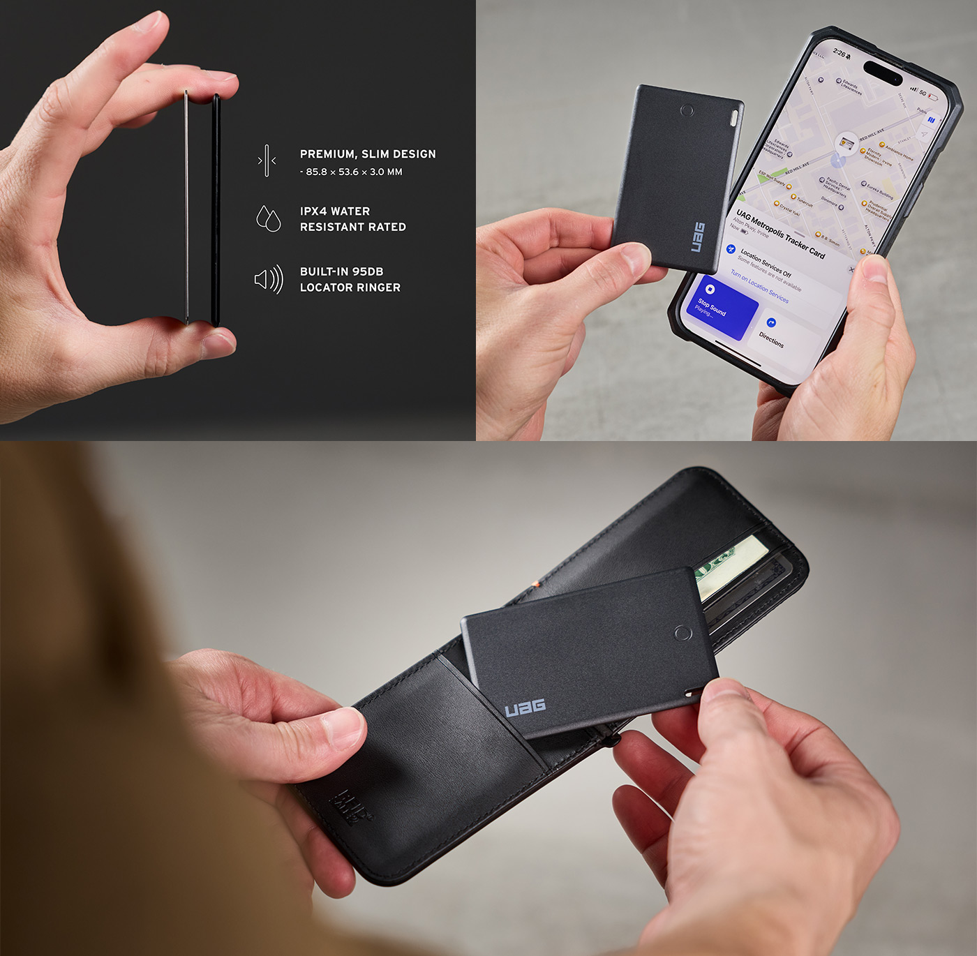 UAG Metropolis Kevlar MagSafe Wallet and Tracker