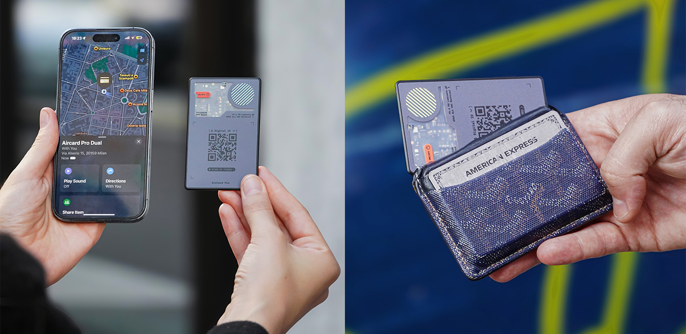 Rolling Square AirCard Pro Dual Ultra-Thin Bluetooth Tracker
